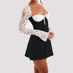 JACINTA  ENCHANTED LACE MILKMAID MINI DRESS