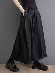 Pleated Loose Ninth Pants Casual Pants Bottoms