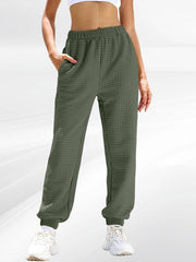 Women's Sports Waffle Casual Pants