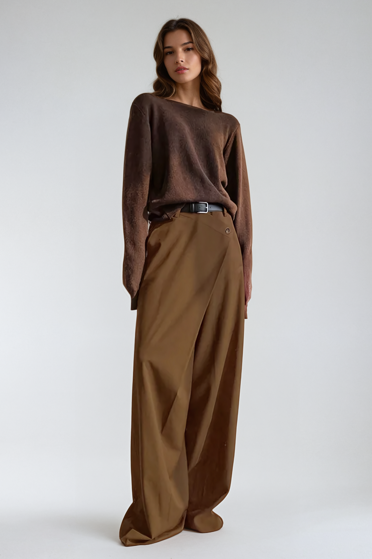 Ahadi Cross Asymmetric Wide Pants