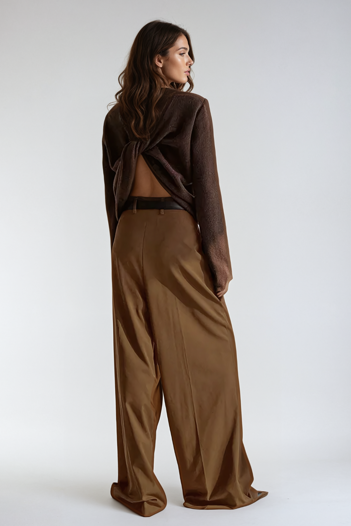 Ahadi Cross Asymmetric Wide Pants