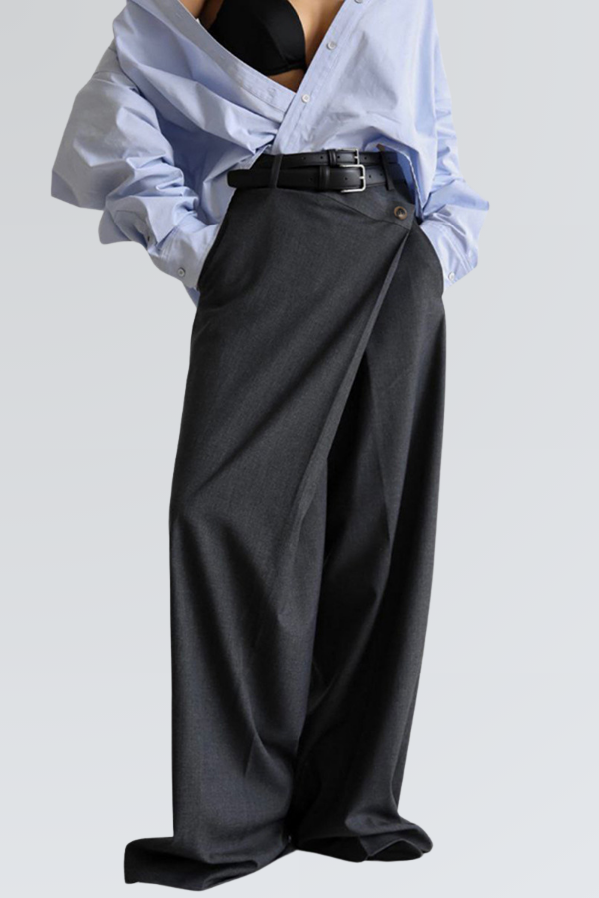 Ahadi Cross Asymmetric Wide Pants