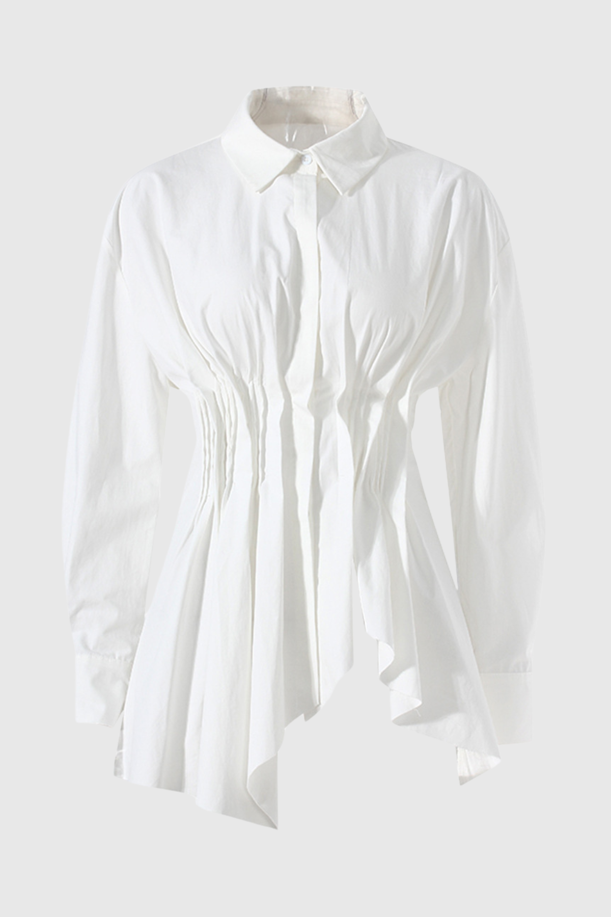 Alexia Bodycon Asymmetric Shirt