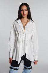 Alexia Bodycon Asymmetric Shirt
