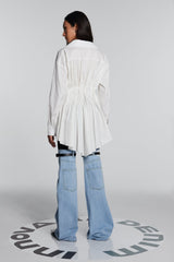 Alexia Bodycon Asymmetric Shirt