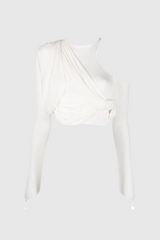 Alisson Bodycon Twist Hollow Top