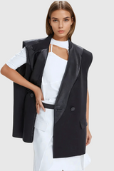 Aloha Deconstruct Cutout Leather Suit