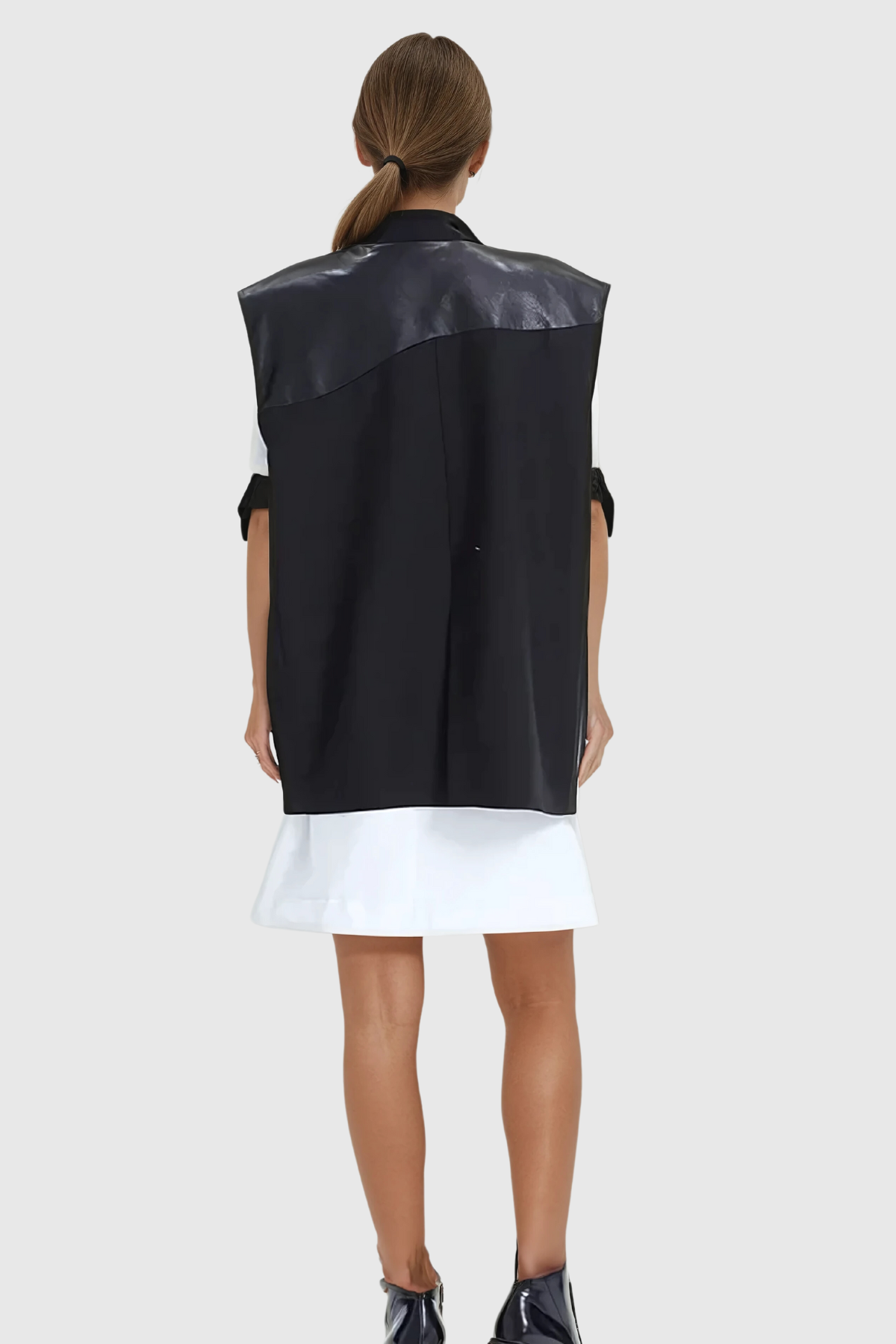 Aloha Deconstruct Cutout Leather Suit