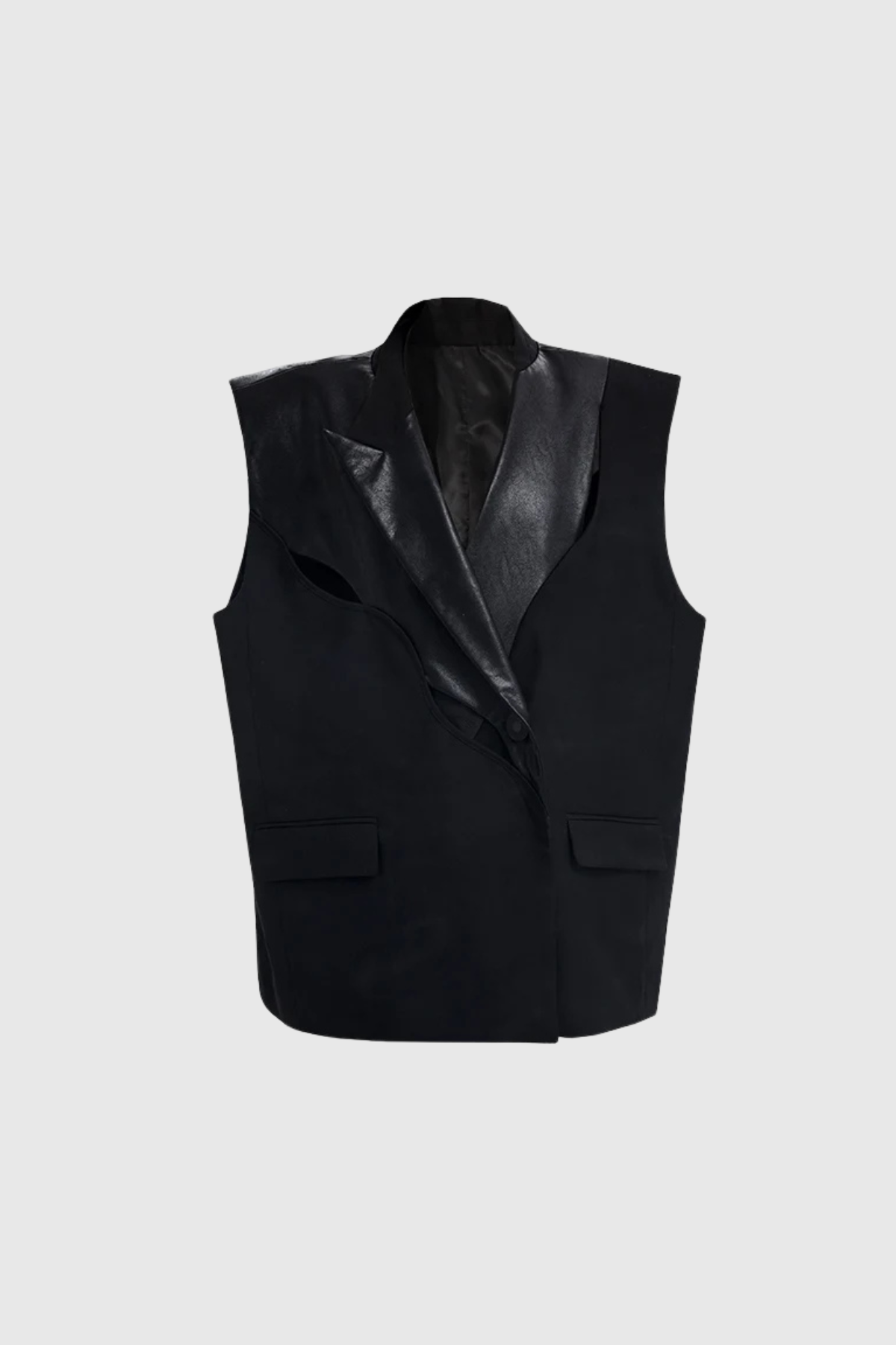 Aloha Deconstruct Cutout Leather Suit