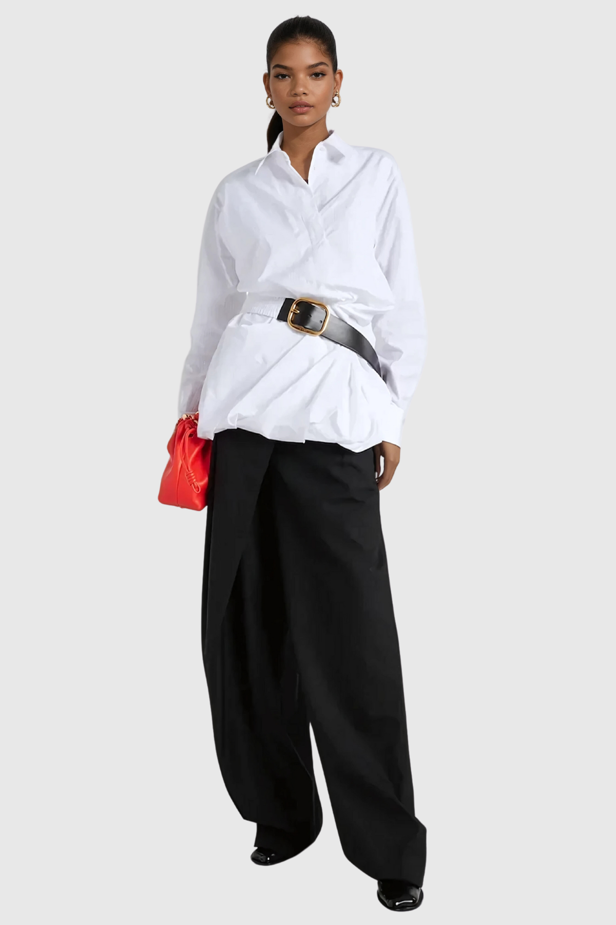 Altilde Ruch Buckle Shirt In White