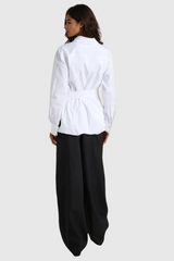 Altilde Ruch Buckle Shirt In White