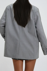 Alysha Graffiti Lapel Blazer