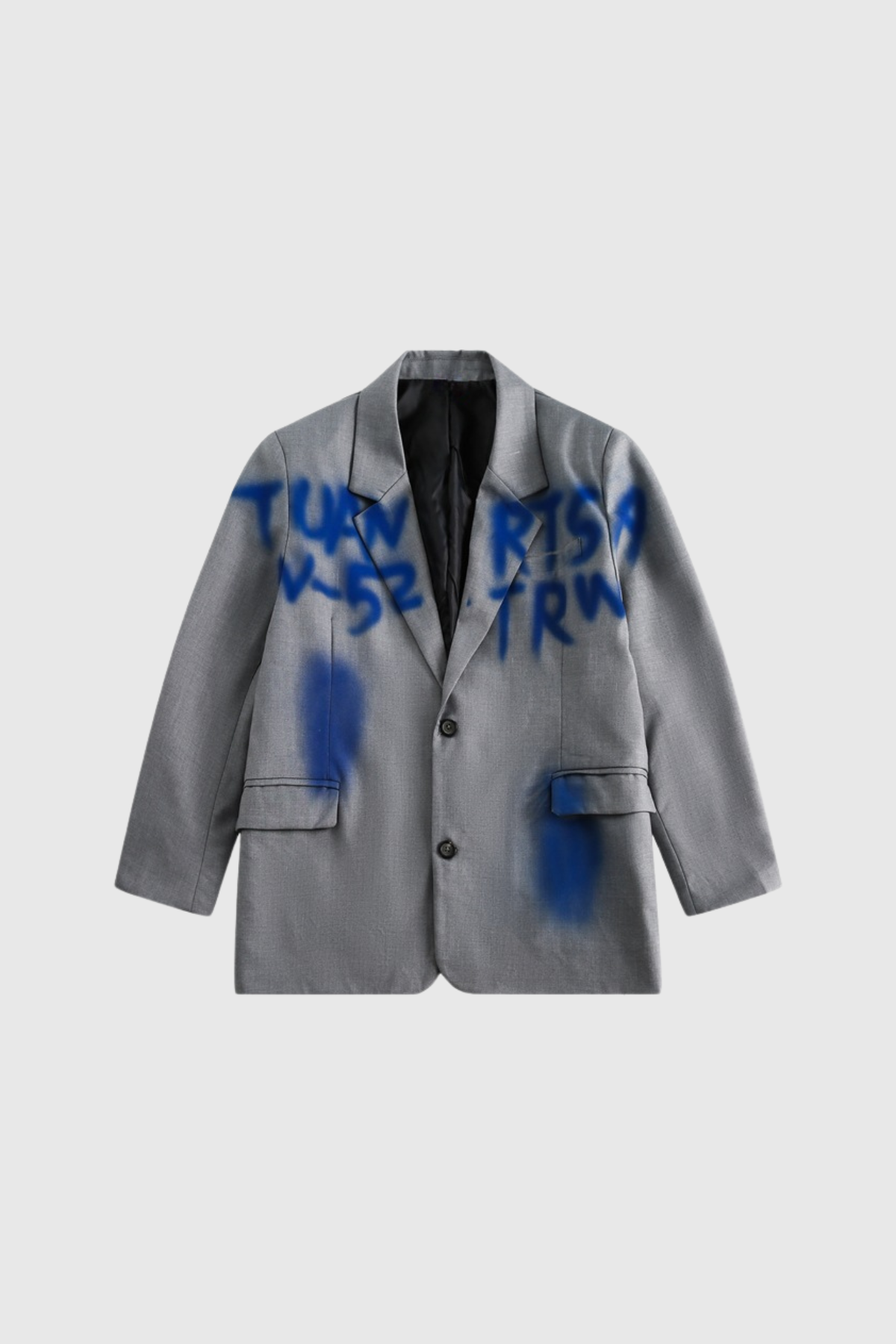Alysha Graffiti Lapel Blazer