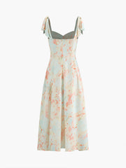 Midikleid mit Blumendruck „Monet Garden“