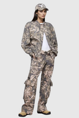 Bahula Camouflage Print Pocket Pants
