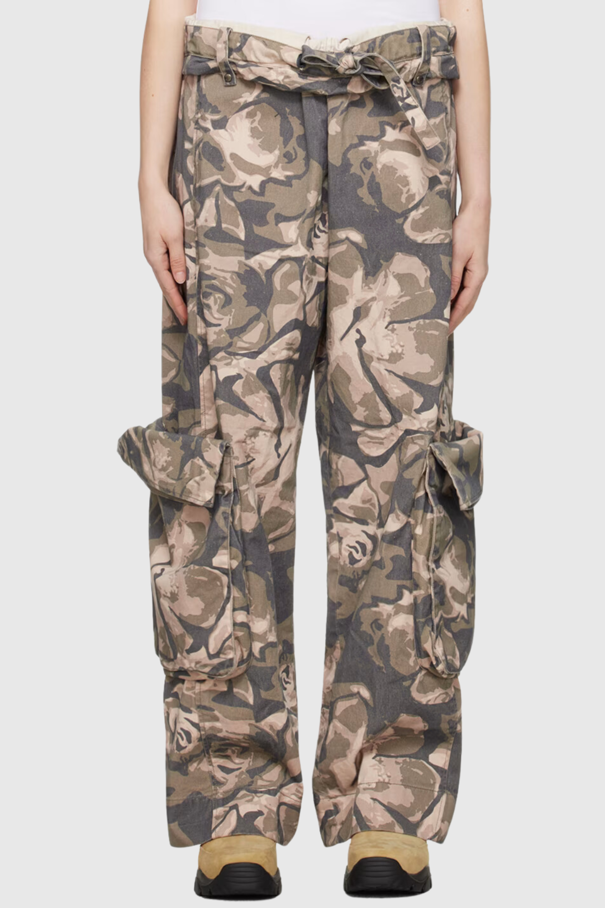 Bahula Camouflage Print Pocket Pants