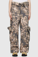 Bahula Camouflage Print Pocket Pants