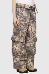 Bahula Camouflage Print Pocket Pants