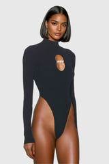 Ballari Cutout Pearl Bodycon Bodysuit