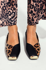 Blythe Leopard Leather Flats