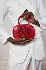 Clare Flower Bow Square Bag