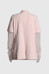 Clementine Mesh Short Sleeves Blazer