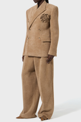 Daniel Flower Button Lapel Blazer
