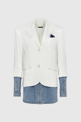 Eshani Denim Deconstruct Blazer