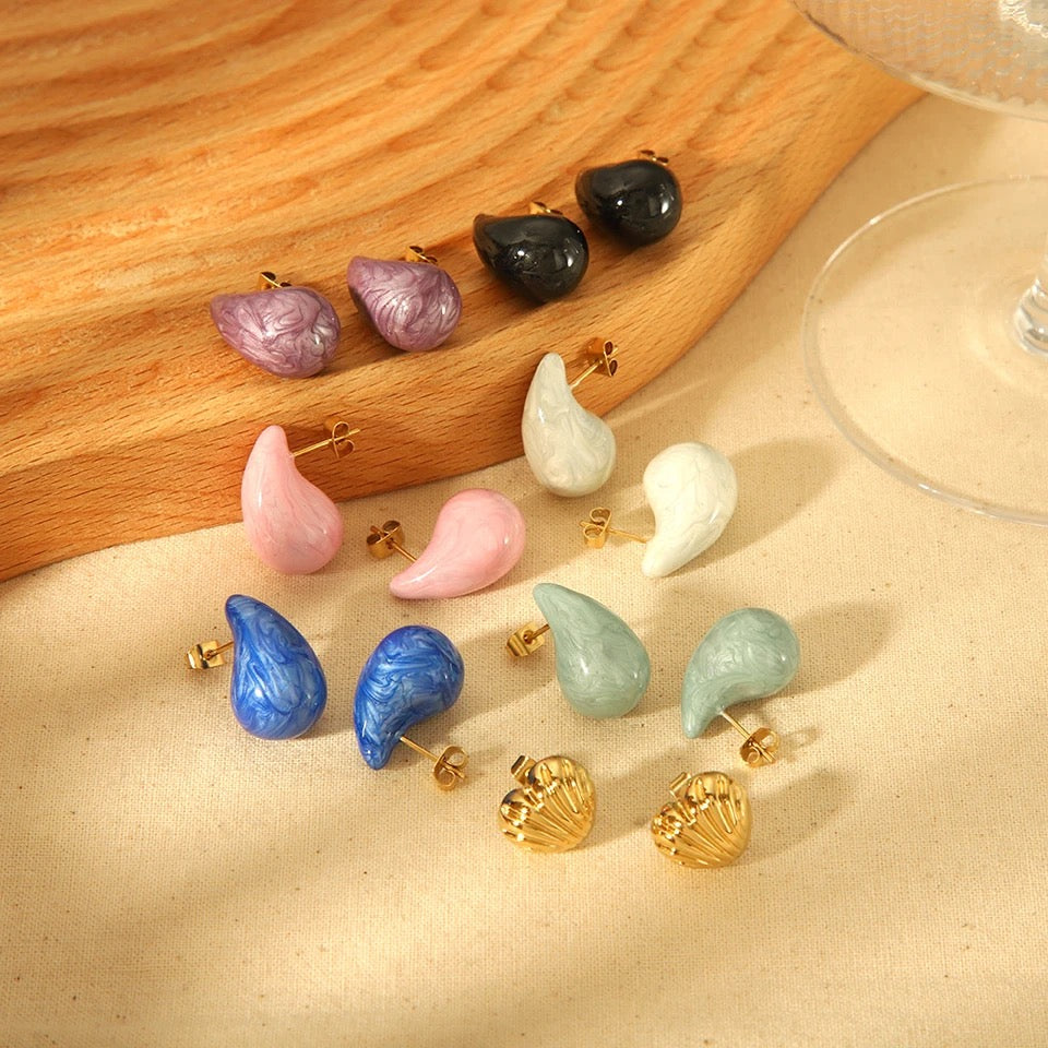 Colorful TearDrop Earrings