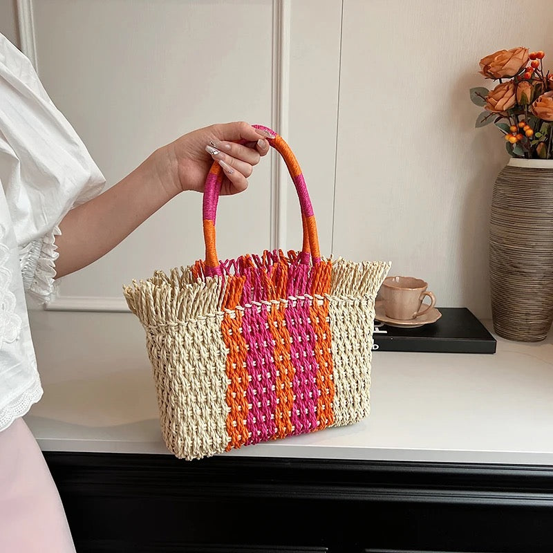 Audrina Straw Bag