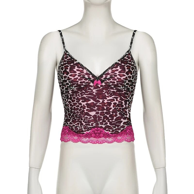 Dina Leopard Top