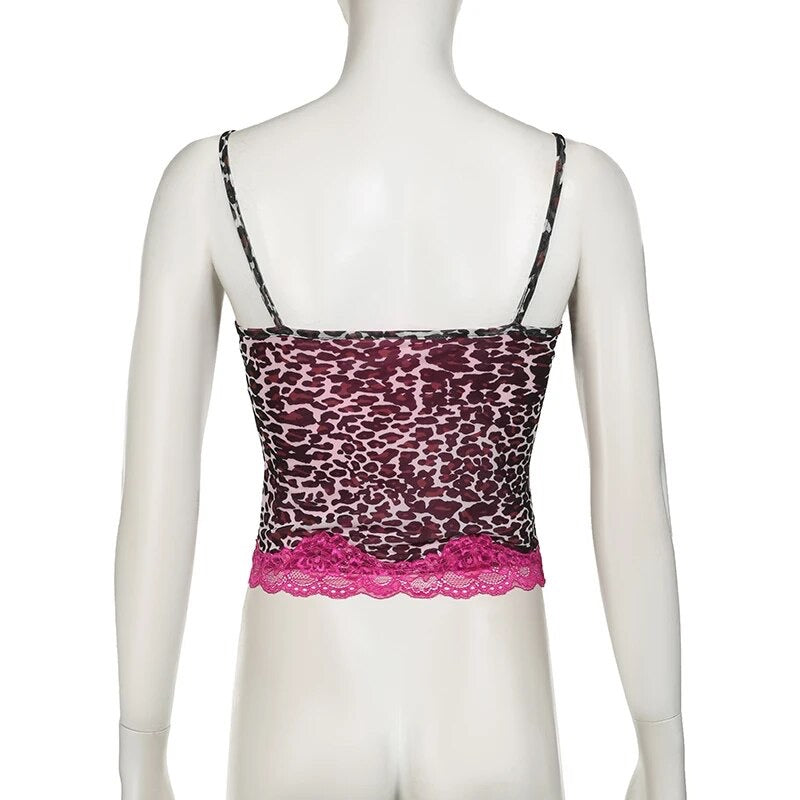 Dina Leopard Top