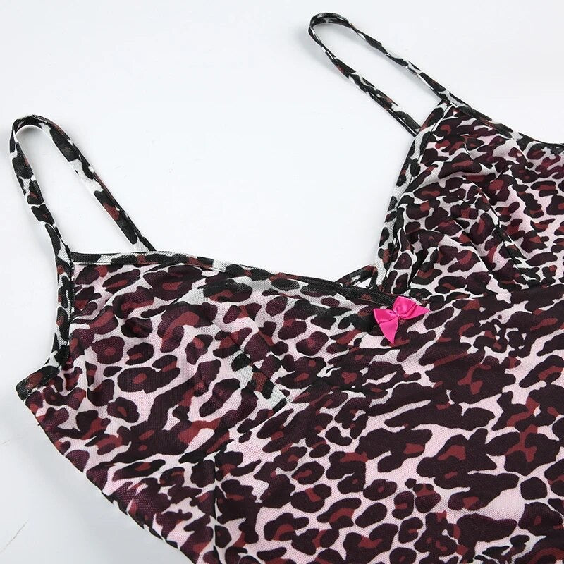 Dina Leopard Top