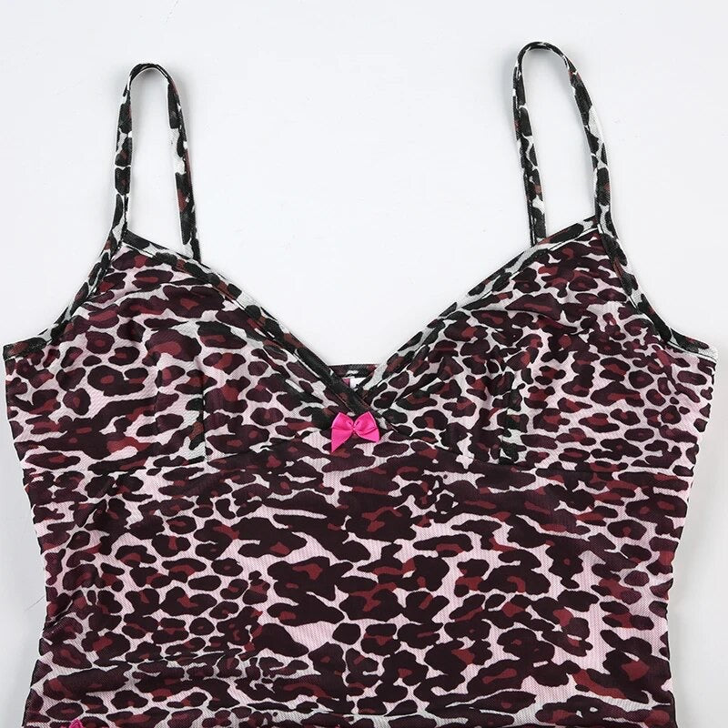 Dina Leopard Top