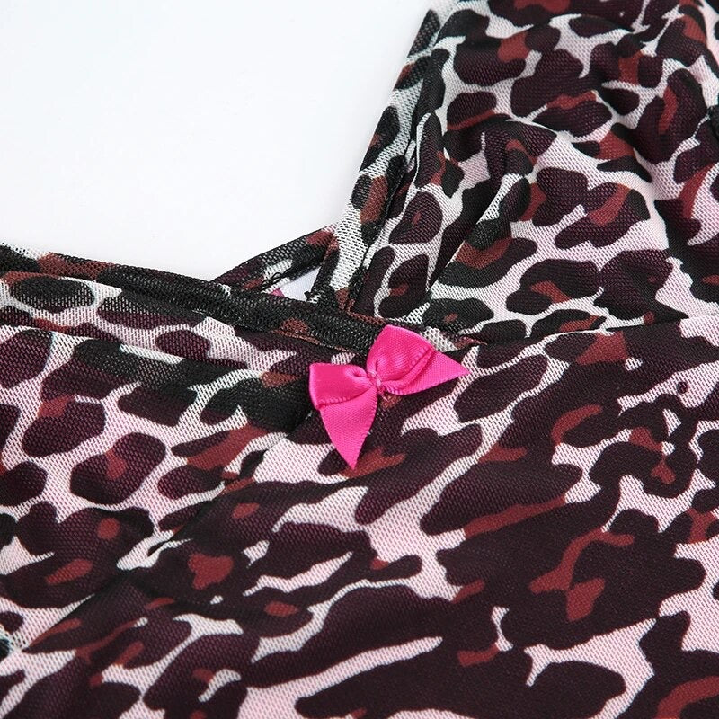 Dina Leopard Top