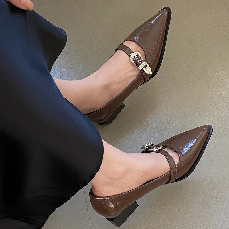 Brandi Buckle Shoes