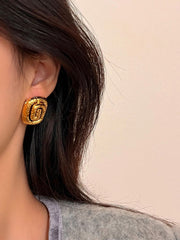 Hollow Spiral Earrings
