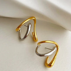 Splicing Irregular Earrings