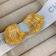Wave Shell Shape Earrings