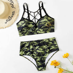 OHITFITS ArmyGreen swimsuit
