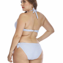 Ohitfits  Women's Two Piece Bikini Set Floral Print Knot Bunny Tie