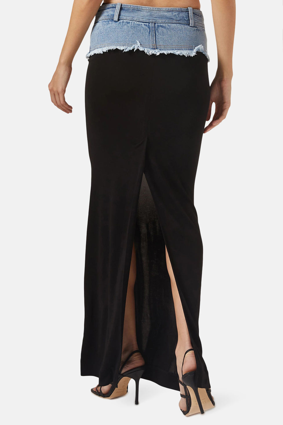 Kimberly Split Denim Skirt