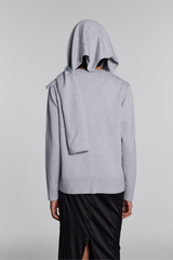 Kya Knit Plunge Hooded Top