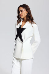 Lidia Star Asymmetric Blazer