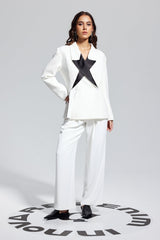 Lidia Star Asymmetric Blazer