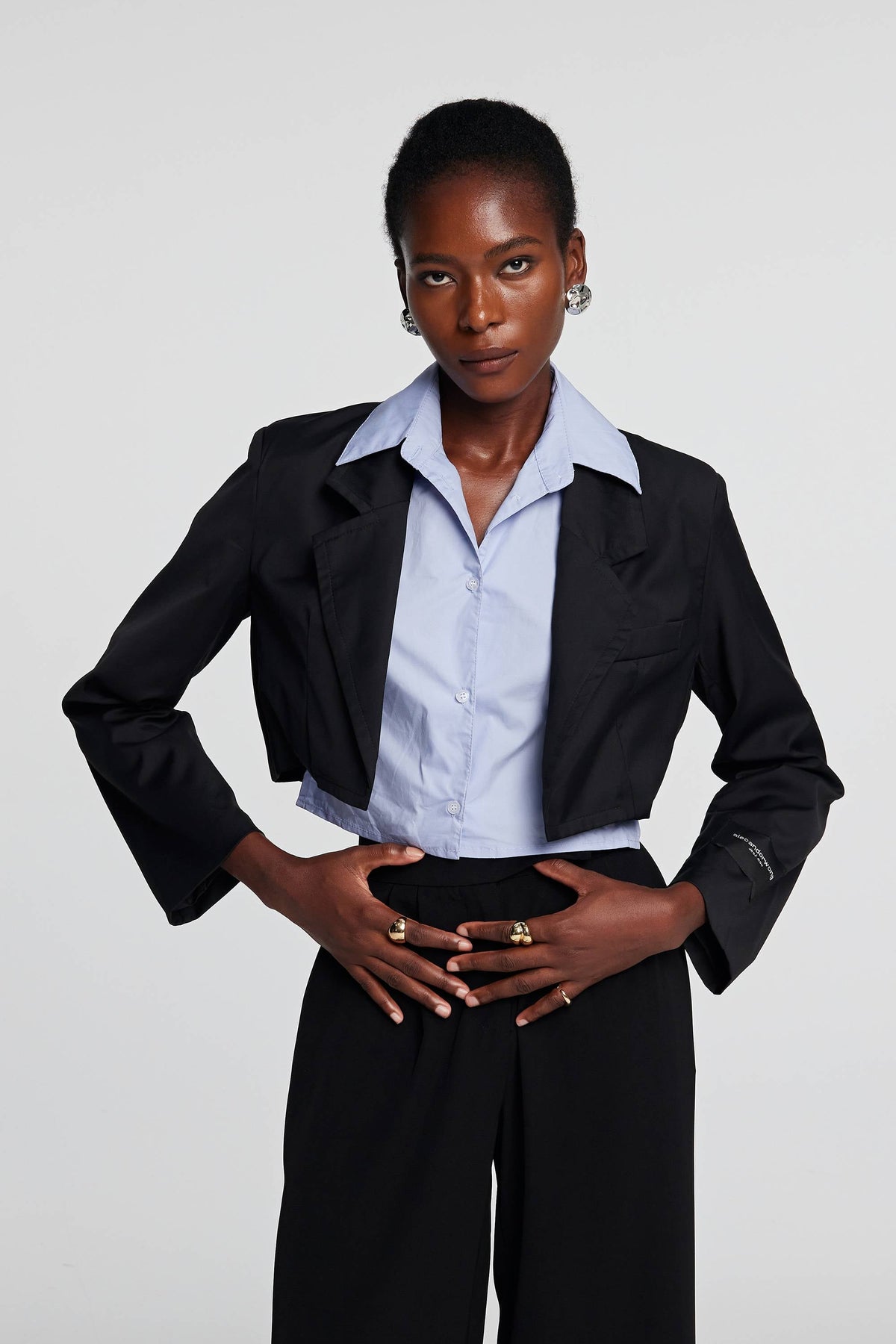 Mattias Shirt Deconstructed Short Blazer