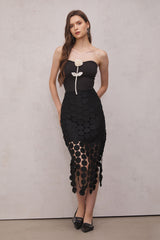 Mya Fringe Maxi Skirt