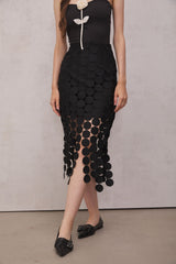 Mya Fringe Maxi Skirt