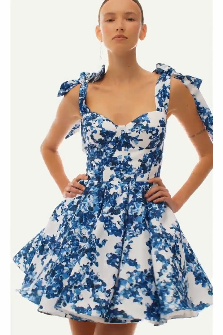 Celeste 3D Floral Off-Shoulder Fairy Dress