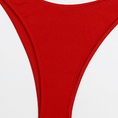 red bikini Swimsuit Beach for Women